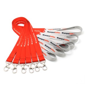 Wholesale price high quality nfl lanyard with metal hook